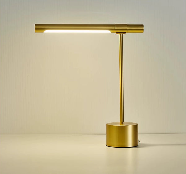 Creative personality wood grain bedside desk lamp