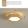 Creative solid wood LED ceiling lamp