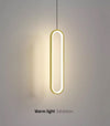 Minimalist LED bedroom bedside living room background wall Pendant light