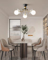 French cream style full copper living room and bedroom ceiling lamp