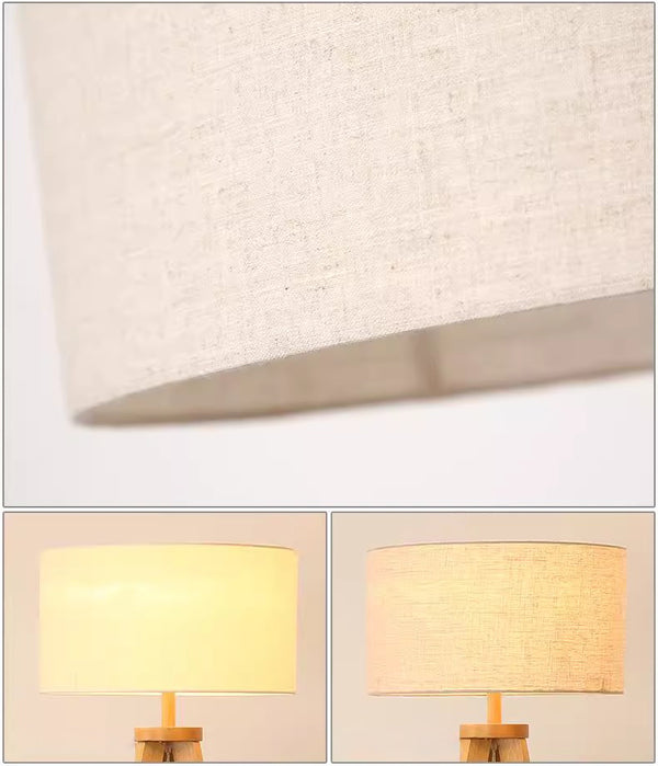 Japanische Retro-Stehlampe aus Massivholz für das Wohnzimmer