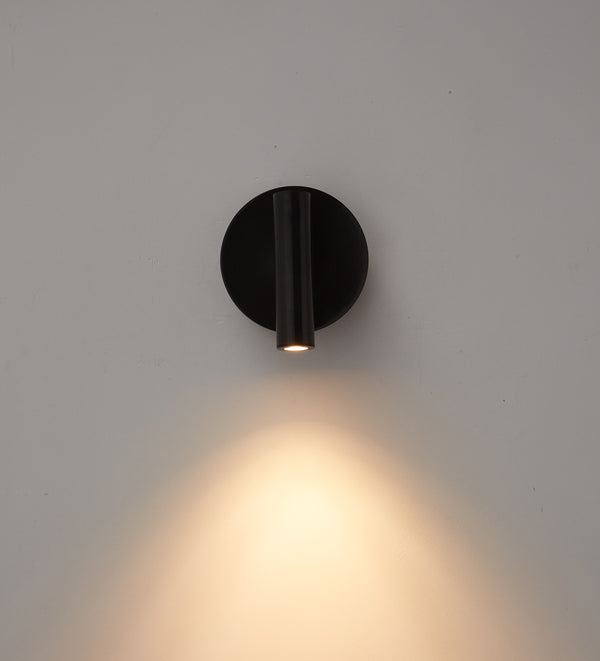 Lampe de chevet murale rotative tout en cuivre