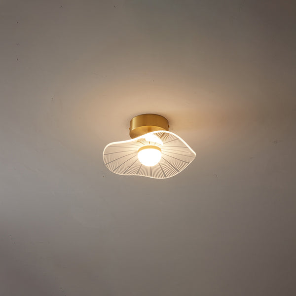 Creative lotus leaf ceiling lamp