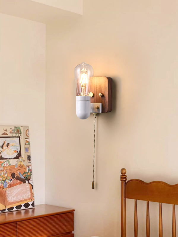 Applique murale de chevet rétro en céramique pour couloir