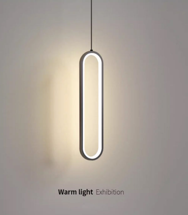 Minimalist LED bedroom bedside living room background wall Pendant light