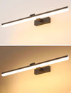 Einfache Spiegelwandlampe