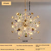 Creative petal dandelion colored crystal chandelier