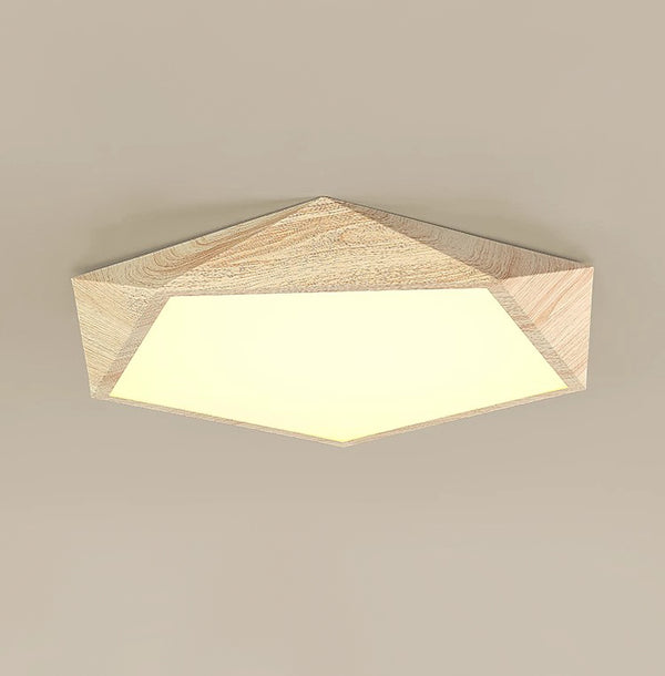 Simple geometric ceiling lamp
