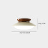 Japanese style bowl ceiling lamp