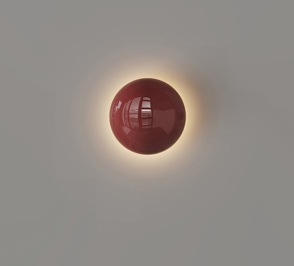 Cremefarbene Wandlampe fürs Schlafzimmer