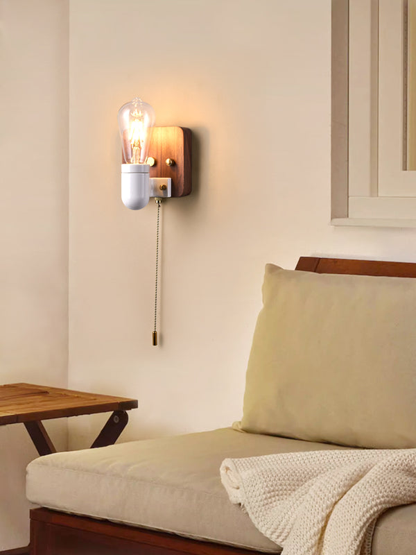 Applique murale de chevet rétro en céramique pour couloir