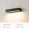 Nordic creative long strip LED outdoor wall light