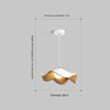 Retro creative pleated restaurant chandelier