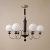 Vintage solid wood magic beans chandelier