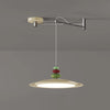 Lustre de salle à manger en forme de soucoupe volante de style crème