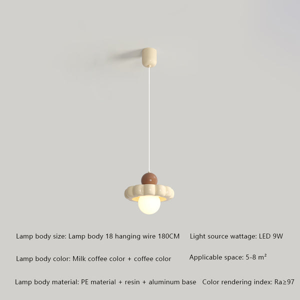 Cream style dining room bedroom bedside chandelier