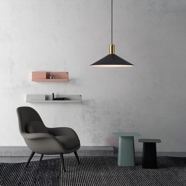 Lustre de salle à manger triangulaire simple et moderne