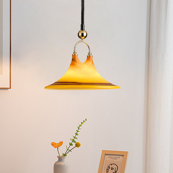 Vintage liftable restaurant chandelier