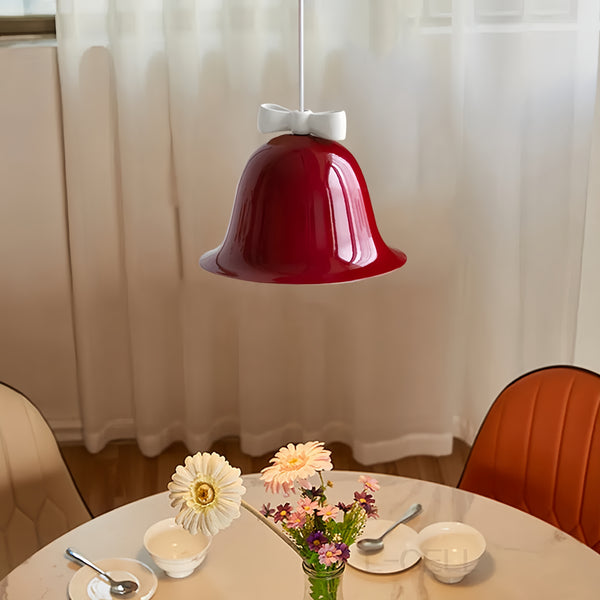 Lustre carillon éolien crème