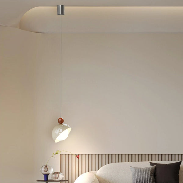 Petit lustre de chevet de chambre de style crème
