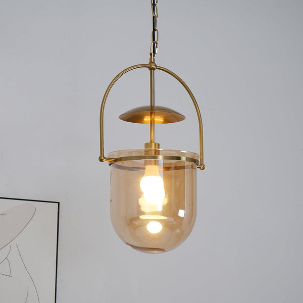 Lustre en verre simple et créatif