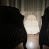 Japanese style wabi-sabi style rice paper floor lamp