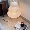 Japanese style wabi-sabi style rice paper floor lamp