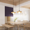 Wabi-sabi style Japanese restaurant chandelier