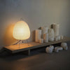 Japanese style rice paper table lamp