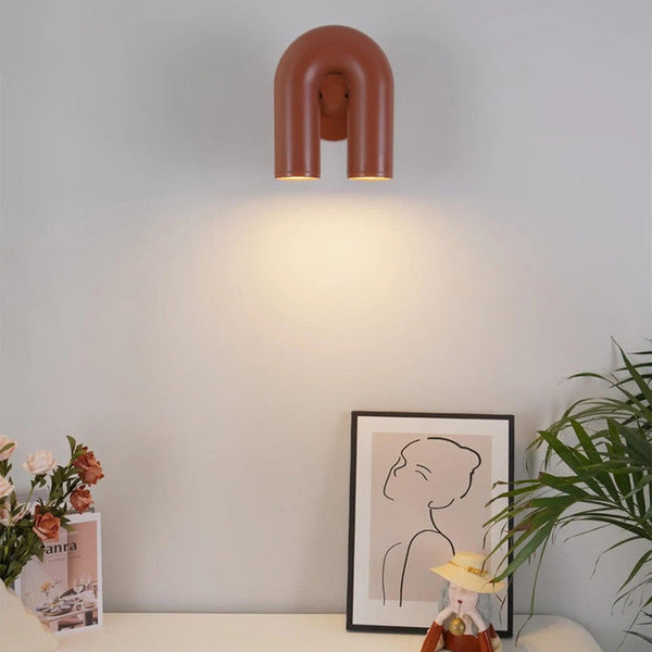 Creative personality U-shaped wall lamp