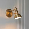 Nordic brass bedroom study background wall lamp