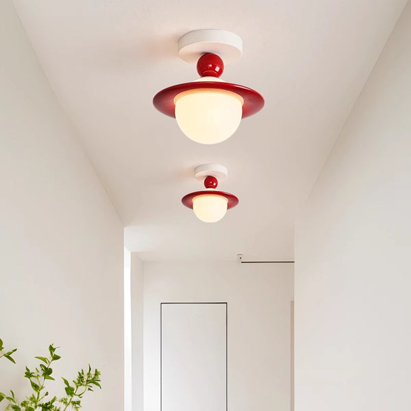Cream Style Creative Planet Ceiling Lamp