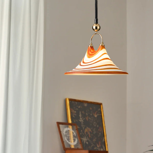 Vintage liftable restaurant chandelier