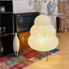 Japanese style wabi-sabi style rice paper floor lamp