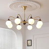 Retro cream style magic bean living room chandelier