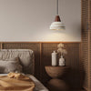 Japanese style solid wood ceramic chandelier