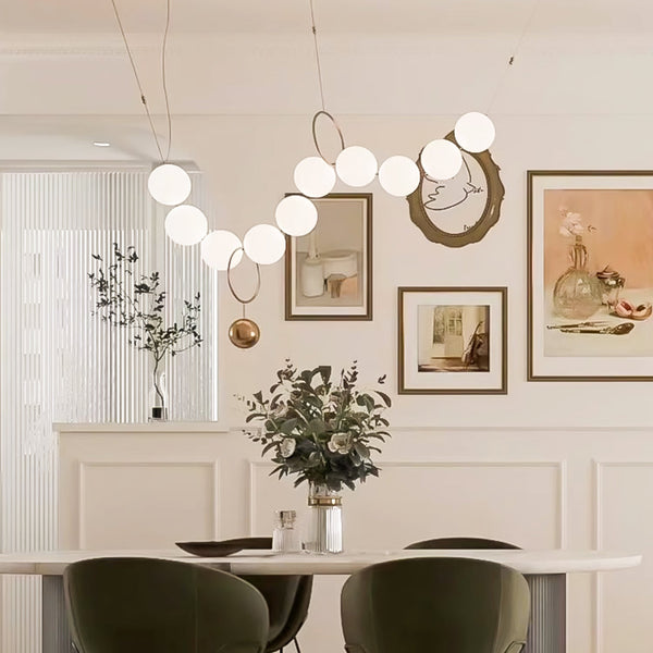 French style ball necklace chandelier