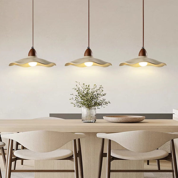 Creative personality lotus leaf cement chandelier