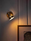 Nordic brass bedroom study background wall lamp