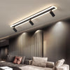 Modern simple long strip LED restaurant ceiling light