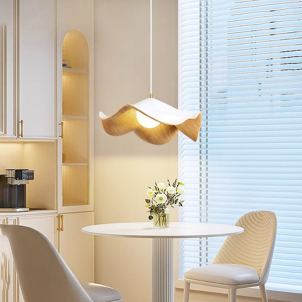 Retro creative pleated restaurant chandelier