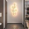 Creative ceramic lotus leaf wall lamp