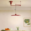 Nordic flying saucer swing arm chandelier