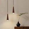 Lustre de chevet de chambre en bois massif tout en cuivre