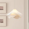 French cream style fabric restaurant chandelier