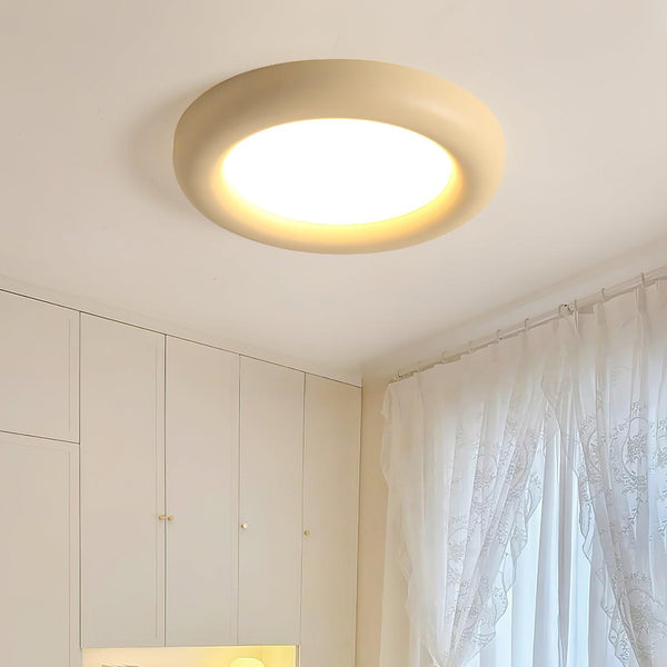 Cream style bedroom LED ceiling lamp