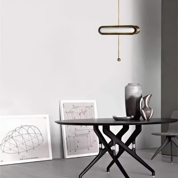 Petit lustre LED simple et créatif