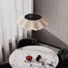 French fabric restaurant chandelier