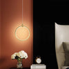 All copper bedroom bedside chandelie