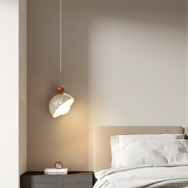 Petit lustre de chevet de chambre de style crème